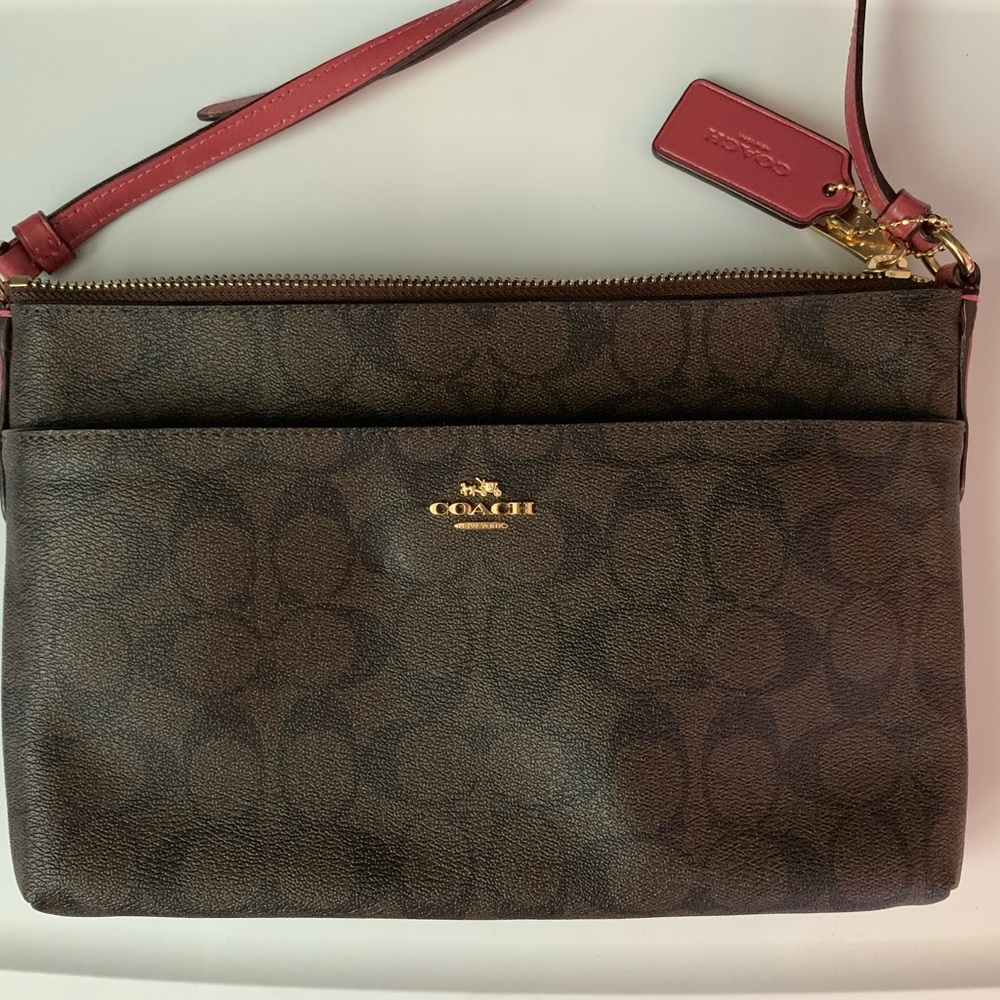 Coach Signature East West Crossbody